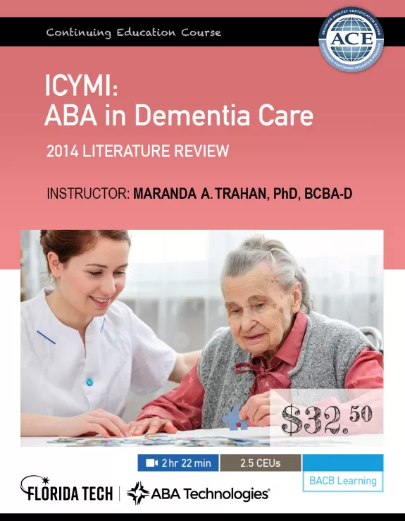 ICYMI ABA in Dementia Care