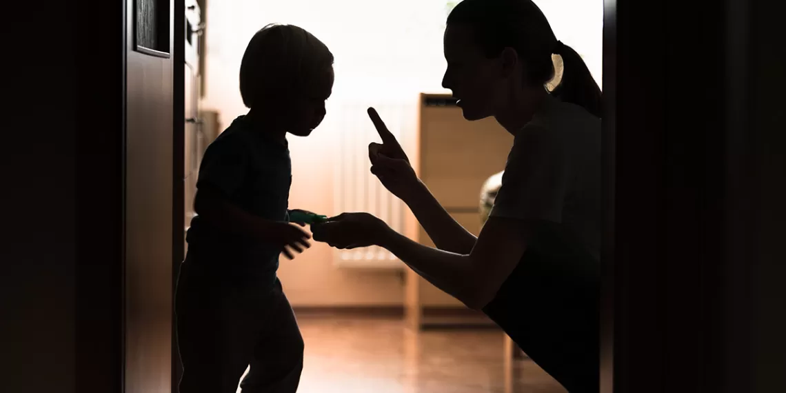 Mother Scolding Child