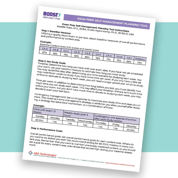 Exam Prep self management tool download