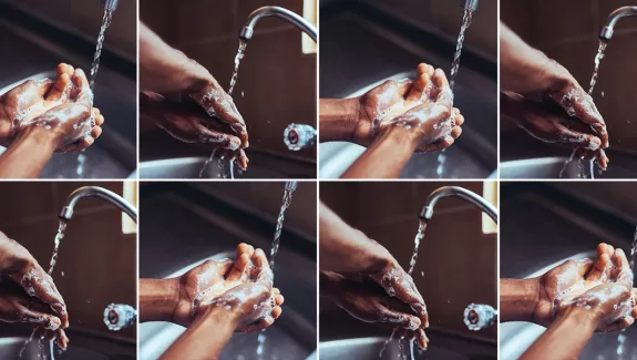 Sequence of handwashing