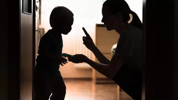 Mother Scolding Child