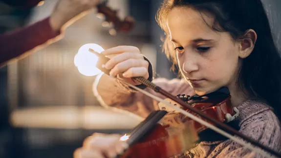 Generalists and Specialists Girl playing the violin