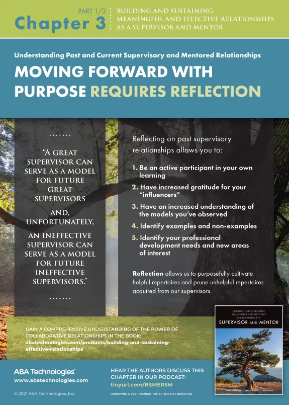 Building and Sustaining Relationships Supervisor Mentor chapter 3 part 1/3 infographic 