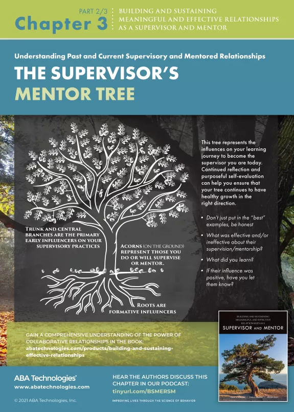 Building and Sustaining Relationships Supervisor Mentor chapter 3 part 3/3 infographic 