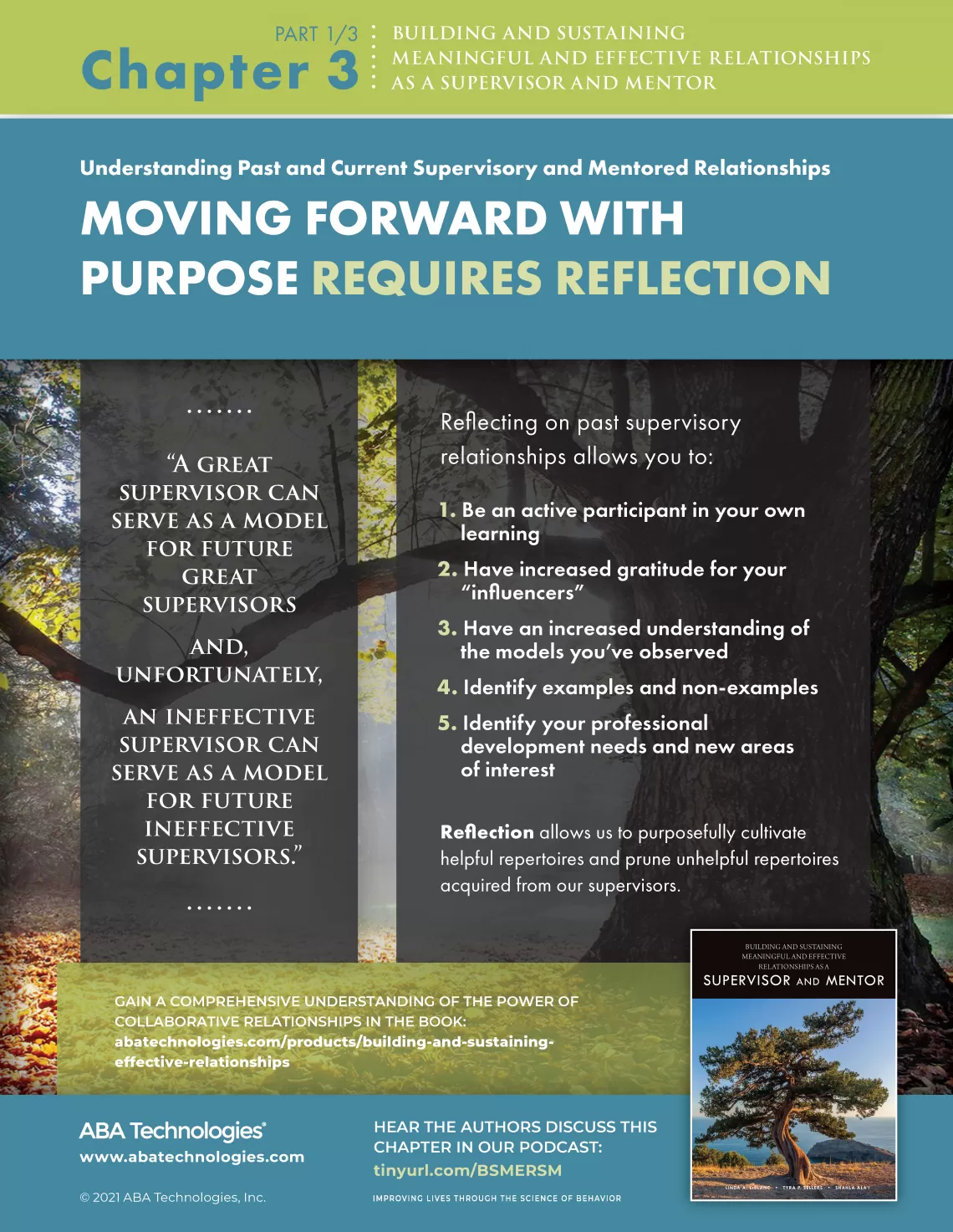 Building and Sustaining Relationships Supervisor Mentor chapter 3 part 1/3 infographic