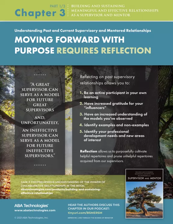 Building and Sustaining Relationships Supervisor Mentor chapter 3 part 1/3 infographic 