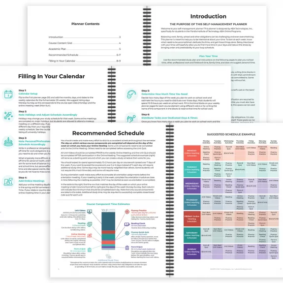 Planner inside pages image