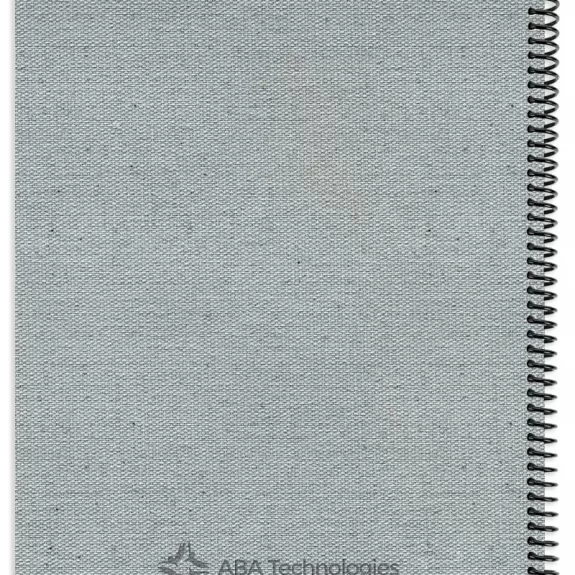 Planner Grey Canvas Back Image