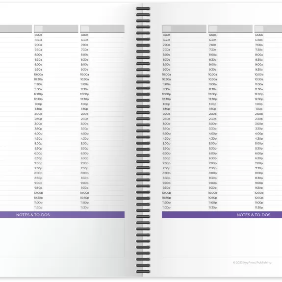 Self- & Time-Management Planner weeks