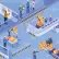 Cartoon people working construction 