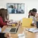 A group of business people holding a meeting