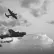 War planes in the air